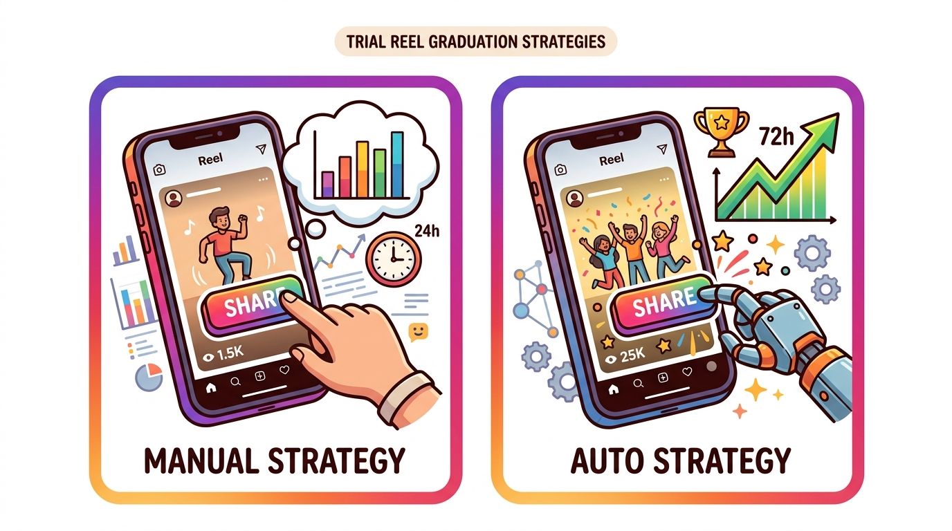 Trial Reel graduation strategies - Manual vs Auto