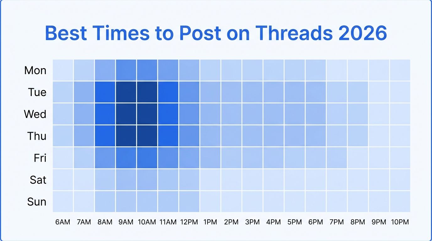 Threads Weekly Heatmap