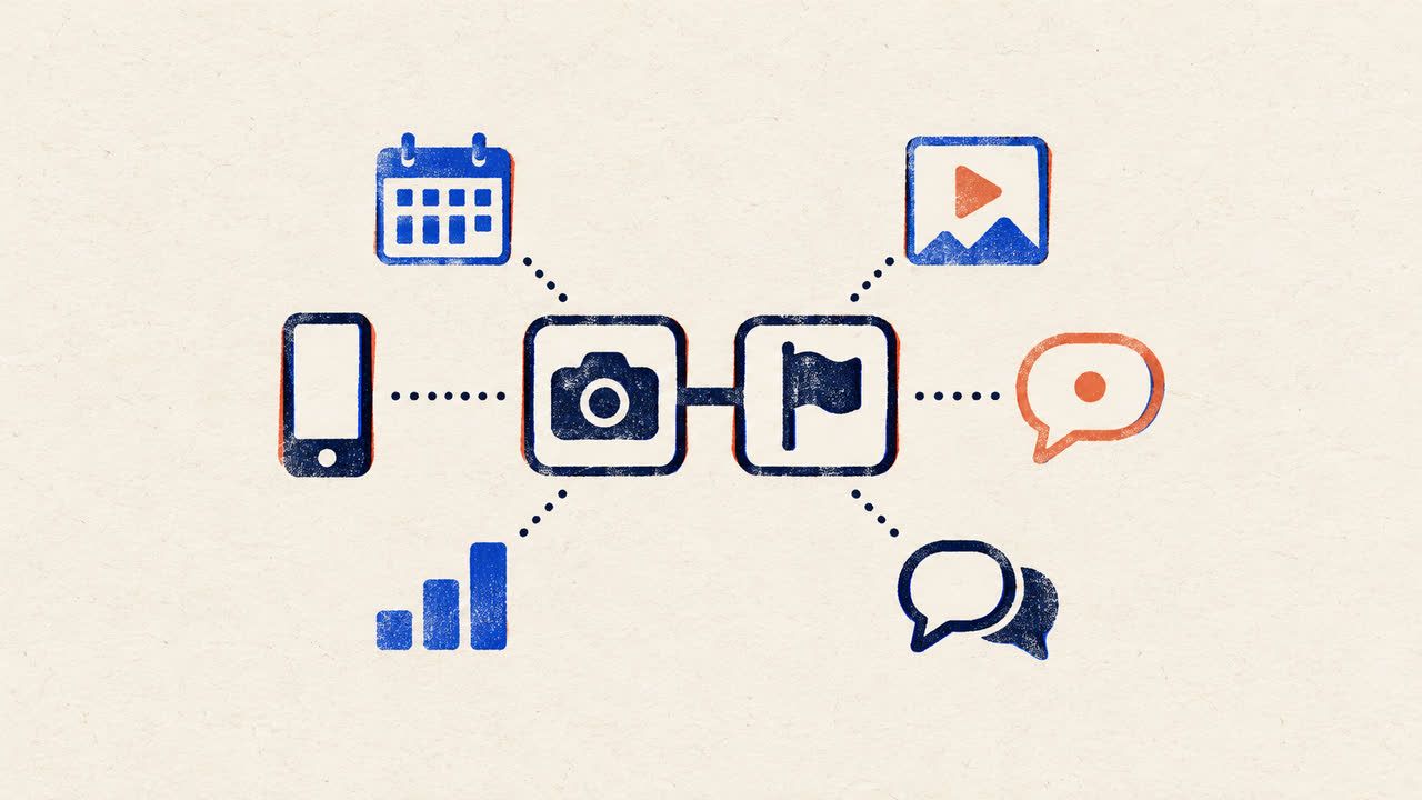 What ChatGPT can do on Instagram and Facebook through PostFast: posts, Reels and Stories, first comments, scheduling a year ahead, reporting and comments