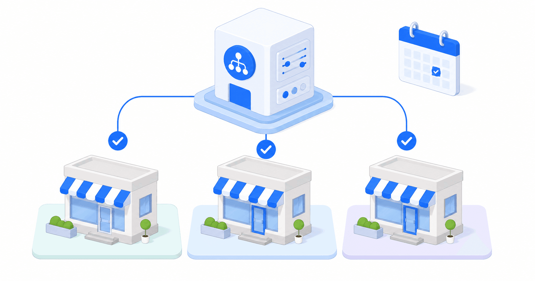 Franchise managing multi-location social media from one dashboard in PostFast